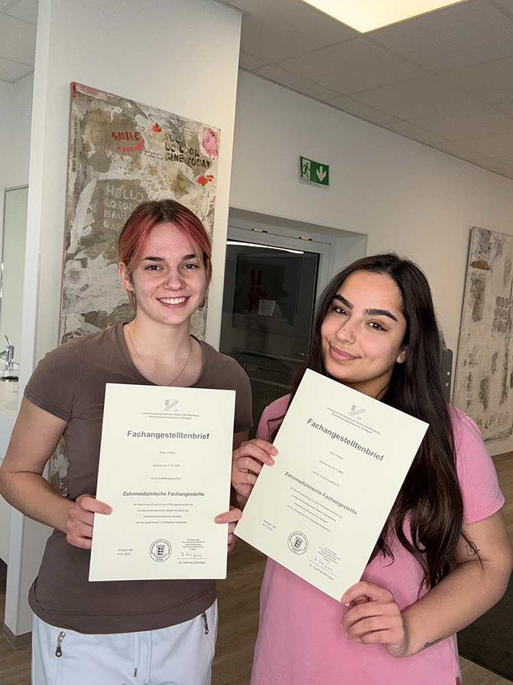 April 2025 – Ausbildung erfolgreich absolviert